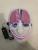 Halloween Luminous Mask Black V-Shaped Bloody Horror Led Cold Light Mask Hip Hop Skull Grimace Fluorescent Clown