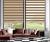 Factory Direct Sales High-End Gradient Color Soft Gauze Curtain Office Home Curtain Venetian Blind Dimmable Full Cover Half Cover