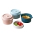 Y24-2550 Japanese Creative round round Pot Bento Box Student Lunch Box Microwave Lunch Box Double Layer Bento Lunch Box