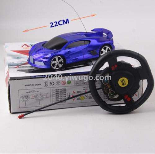 yiwu small commodity stall supply wholesale children‘s toys four-way steering wheel remote control car f30948