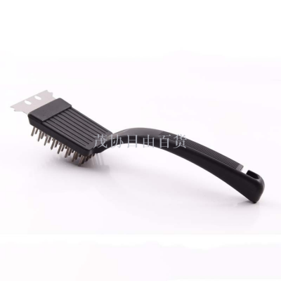 Manufacturers direct BBQ BBQ brush BBQ net cleaning brush wire brush scraper barbecue stove cleaning copper wire brush