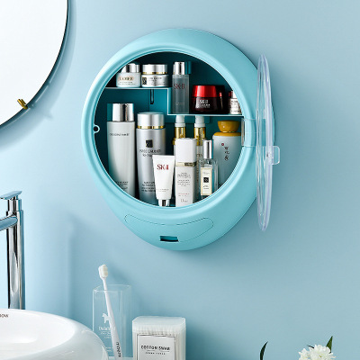 Wall-mounted mask Storage box Household desk Dresser toiletries in bathroom without holes