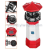 Cross-border solar resin rotating lighthouse LED lights outdoor solar induction lights garden courtyard decoration