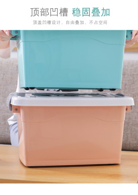 2020 New Plastic Box Wholesale 60l-280l Clothes Storage Storage Box Storage Box Storage Factory Wholesale