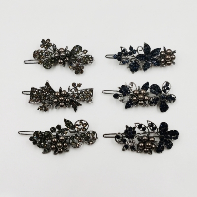 Korean Style Black Pearl Hairpin Hairpin Ins Online Influencer Headdress Elegant Hair Pin