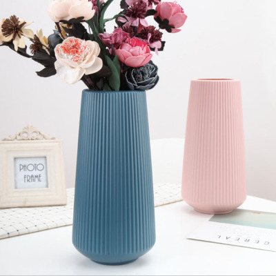 Simple Nordic Imitation Porcelain Vases Home New Year decoration pieces Dry flower Arranger manufacturers Direct sale