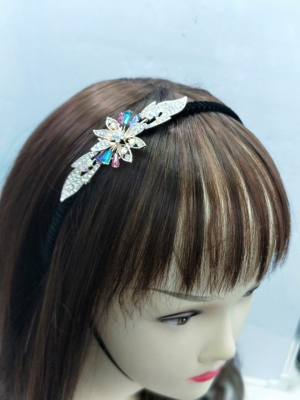 New Japanese and Korean Crystal Rhinestone Headband Fashion All-Match Headband Hair Accessories Taobao Night Market Wholesale