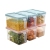 Y24-6081 Refrigerator Storage Box Transparent Rectangular Drawer Sealed Crisper Food Frozen Storage Box