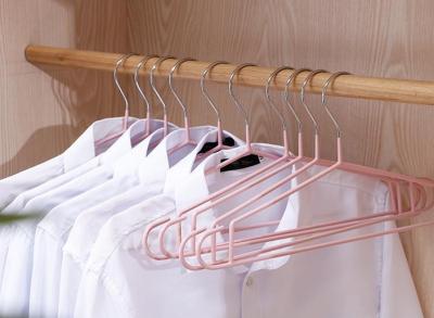Modern Simple Plastic Daily Goods Pink Hangers Primary Source