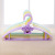 Contemporary and contracted Plastic grocery Purple Coat hanger Wholesale Wholesale