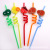 Stall Fruit Straw Disposable Plastic Cartoon Soft Rubber Shape Tube Cute Bar Party Creative Decoration Suction