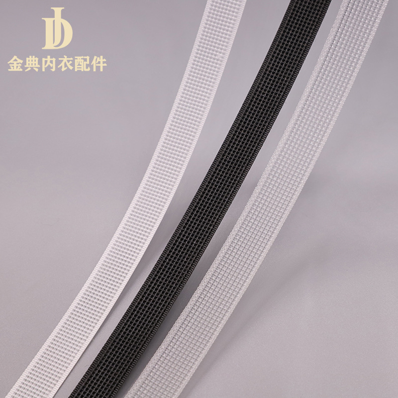 factory direct sales taiwan wedding accessories high density low density dress skirt shaping fishbone support shaping black and white spot
