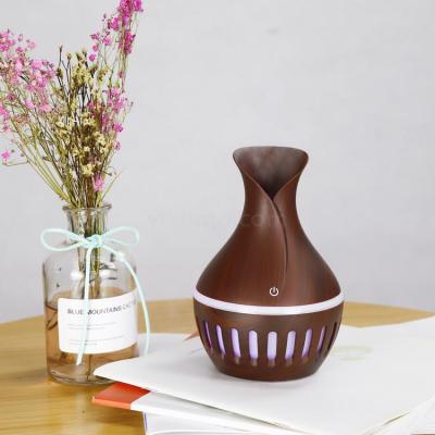 Wood grain vase Humidifier USB wood grain hollow vase Humidifier Household silent air purifier