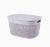 Household hollow-out storage basket with cover storage basket color can be used as a dirty clothes basket combination manufacturer's wholesale