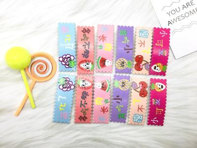 Korean Style Sweet Fruit Printed BB Clip Cartoon Baby Fringe Hairpin Child Student Cute Candy Color Hair Clip