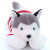 Husky Doll Plush Toy Dog Lying Dog Throw Pillow Children's Ragdoll Puppet Pillow Birthday Gift for Girls