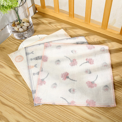 Manufacturers direct 7-layer thickening non-greasy Dishcloth Creative Multi-functional dishcloth fiber 100 Clean Cloth wholesale