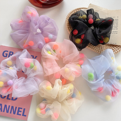 Hair accessories, such as Cute little Beans ~ candy color Large intestine and rubber band, are just one example