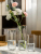 Nordic Light Luxury Transparent Glass Vase Home Living Room Dining Table Hydroponic Flower Modern Minimalist Ornament Decoration