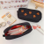 Korean Ins Girl Heart Web Celebrity Renewed Bear Pen Bag Student Simple Big easy Canvas Stationery Bag Makeup Bag