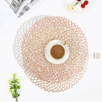 Hollow Flower Placemat Irregular Pattern Tea Table Cloth Western-Style Placemat Customizable