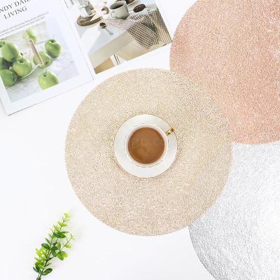 High Quality PVC Placemat Insulation Tableware Mat Coaster Placemat Can Be Customized