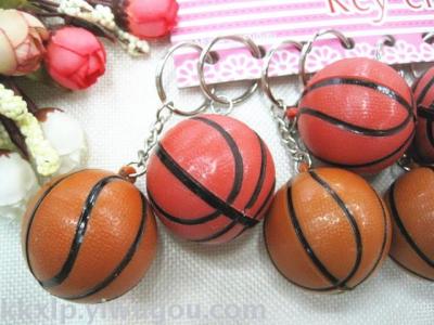 Sports goods basketball key chain wholesale basketball key ring Xu Yuxian gift factory custom crafts basketball