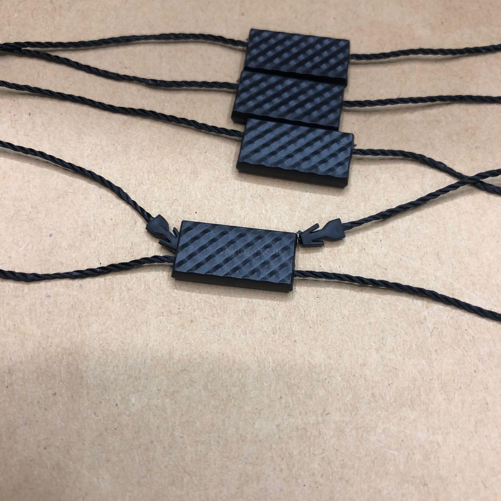 一次性使用 通用吊粒 无印字logo 衣服吊卡绳 服装吊牌绳双叉吊粒