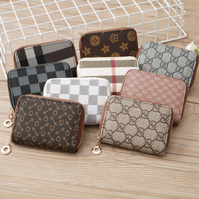 The Factory Direct sale New South Korean Lady Card bag Edition Finishes hair Much color much decorative pattern card lady hand bag
