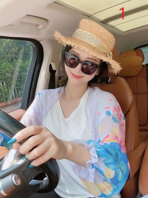The Sun protection sleeve street stand essential Chiffon printing drive bike outshakily with Sun protection clothing manufacturers direct a surrogate hair