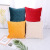 Factory Direct Sales Solid Color Simple Pillow Super Soft Double-Sided Modern Simple Sofa Cushion Pillow in Stock Wholesale