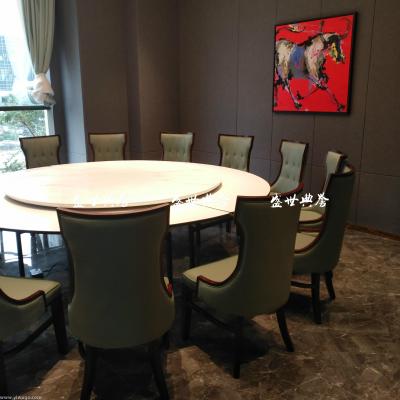 Zhengzhou hotel box solid wood dining chairs custom club new Chinese style chairs restaurant modern tables and chairs