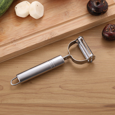 Multi-Functional Stainless Steel Smiley Face Fruit Peeling Knife Apple Peeler Potato Paring Knife