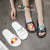 Spot Supply Summer Women's Sesame Street Slippers Internet Hot AB Vamp Pattern Personality Flat Flip-Flops
