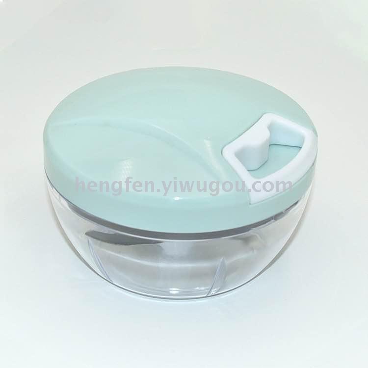 家用手动厨房拉蒜器迷你蒜泥器手拉式多功能蒜蓉机
