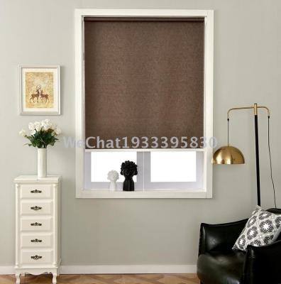 Factory Direct Sales Room Darkening Roller Shade Curtain Office Living Room Balcony Cracking Ice Printing Roller Shutter Finished Products Foreign Trade Wholesale