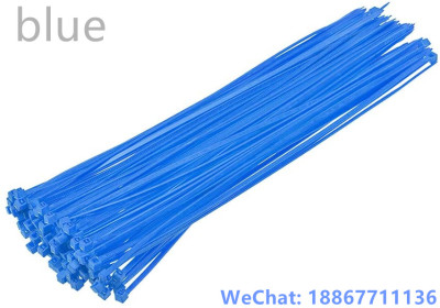 Drawstring tie Band 200mmX2.1mm self-locking nylon tie band Blue 200mmX2.5mm nylon tie band Purple