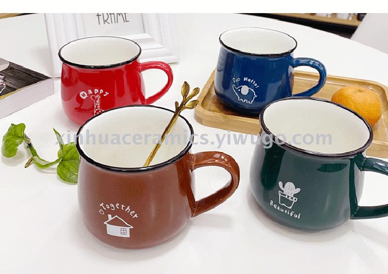 -Sheldon: Classic Series of high-quality ZAKKA Tummy Cups, Ceramic Cups, coffee Cups,