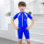 Professional training for children swimsuits for boys and girls in one-piece swimsuits for students in 4 sizes with swimming caps