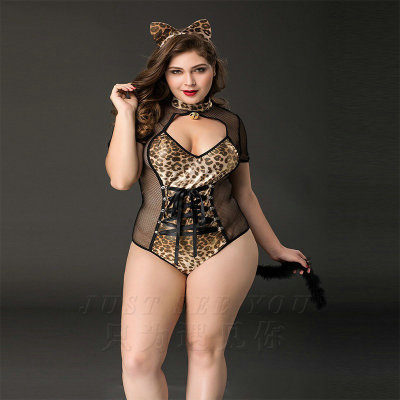 Lingerie game uniform cosplay plus large cat female sense show stage clothing spot