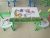 (Don't ask) Children's Learning desk. The Writing Desk Chair Cartoon Set Combination Folding Desk Simple Small Square Desk