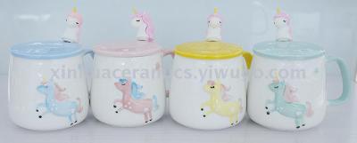 Classic lovely Relief Unicorn TEN cup coffee Cup Breakfast Cup