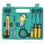16 Pieces of insurance gift points Exchange Manual tool set Home Maintenance Hardware Set Combination Tools