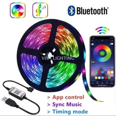 Led Bluetooth light belt 5050 set RGB colorful music light bar 5M/10M APP control