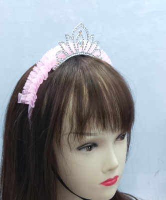 Internet Hot Children's Crown Hair Accessories Hair Hoop Fairy Headband Children Beautiful Headband Girly Elegant Crown Hair Clasp