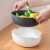 J52-8026 Oval Double-Layer Drain Basket Washing Basin Kitchen Vegetables and Fruits Bowl Basin Storage Basket Basket
