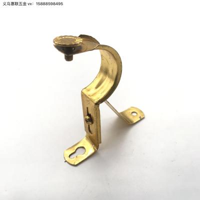 Factory Direct Sales Curtain Rod Bracket Silver Iron Single Bracket Furniture Hardware Accessories