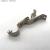 Factory Direct Sales Curtain Rod Bracket Silver Iron Double Bracket Furniture Hardware Accessories