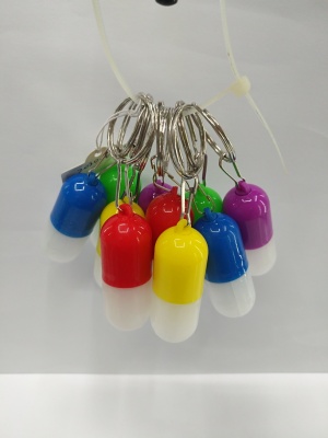 New pill lamp, colorful key lamp, LED electronic lamp, creative gift lamp