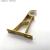 Spot goodsFactory Direct Sales Curtain Rod Bracket Golden Aluminum Single Bracket Furniture Hardware Accessories